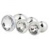 Gleaming Love - Analpluggset - silver (3 delar)