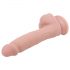 Mr. Dixx 7.6 - Suggererande dildo med sugkopp, naturlig (19,5 cm)