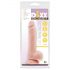 Mr. Dixx 7.6 - Suggererande dildo med sugkopp, naturlig (19,5 cm)