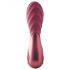 Dinky Jody F. Mini – ribbad minivibrator med uppladdning (röd)