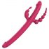 Dreamtoys Anywhere Pleasure - uppladdningsbar 4-grenad vibrator (rosa)