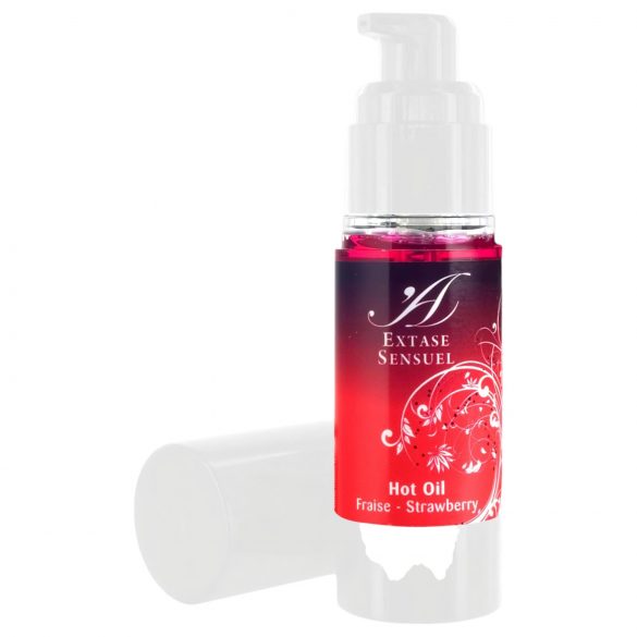 Extase Sensuel - värmande massageolja - jordgubb (30ml)