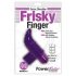 Frisky Finger - vattentålig finger-vibrator (lila)