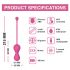 Magic Motion Kegel Master - Smart Geishakulor duo (lila)