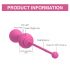 Magic Motion Kegel Master - Smart Geishakulor duo (lila)