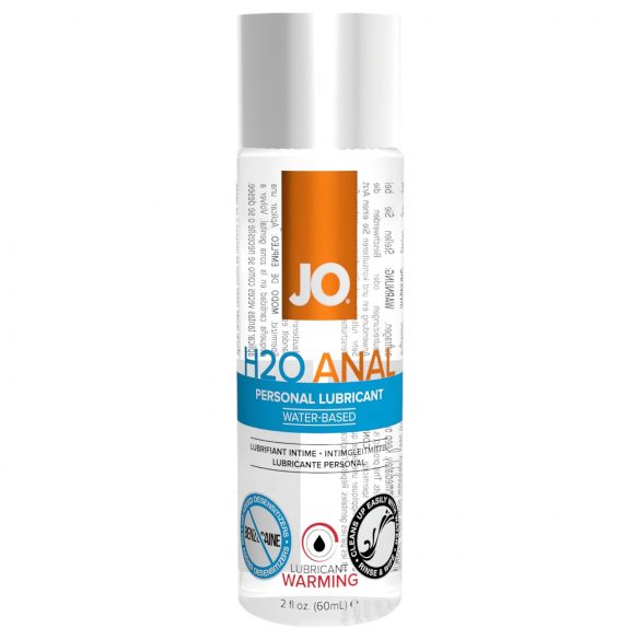 JO H2O Värmande - Vattenbaserat analglidmedel (60ml)