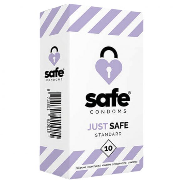 SAFE Just Safe - standard vaniljkondomer (10 pack)