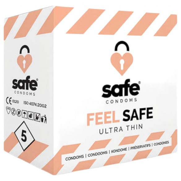 SAFE Feel Safe - Tunn kondom (5 st)