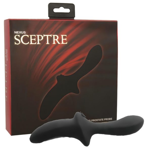 Nexus Sceptre - silikon prostatamassager vibrator (svart)