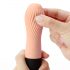 TENGA Iroha Zen - Hanacha supermjuk silikonvibrator (persika)