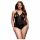 BACI Plus Size - Halterneck, transparent body - svart (XL-XXL)