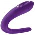 Satisfyer Double Classic - Vattentät parvibrator, lila