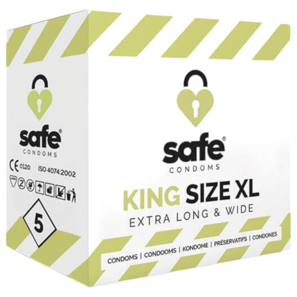 SAFE King Size XL - extra stora kondomer (5 st)