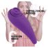 FEELZTOYS Femmegasm - 2-i-1 klitorisvibrator, uppladdningsbar (lila)