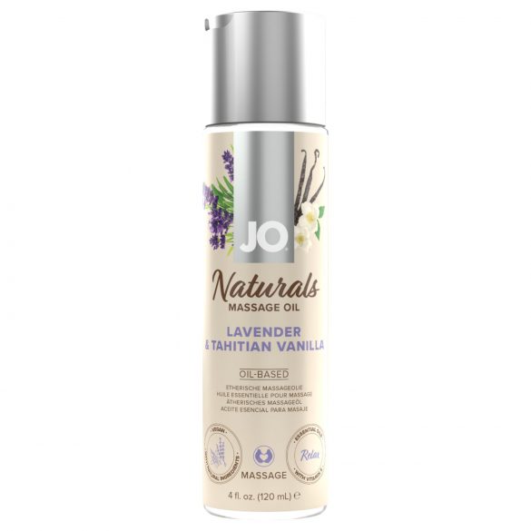 System JO - Massageolja - Lavendel & Vanilj (120ml)