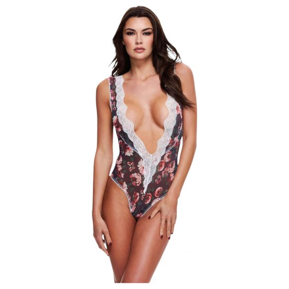 Baci - Blommigt spetsbody - M/L