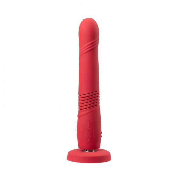 LOVENSE Gravity - Uppladdningsbar stötvibrator med bas (röd)