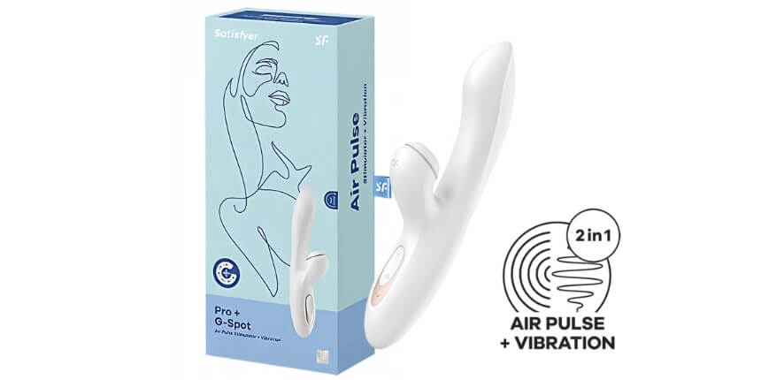 Satisfyer Pro+ G-punkt - Klitoris- och G-punktsvibrator