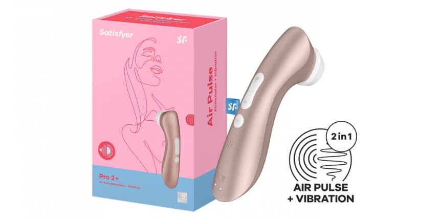 Satisfyer Pro 2+ - Uppladdningsbar klitorisstimulator